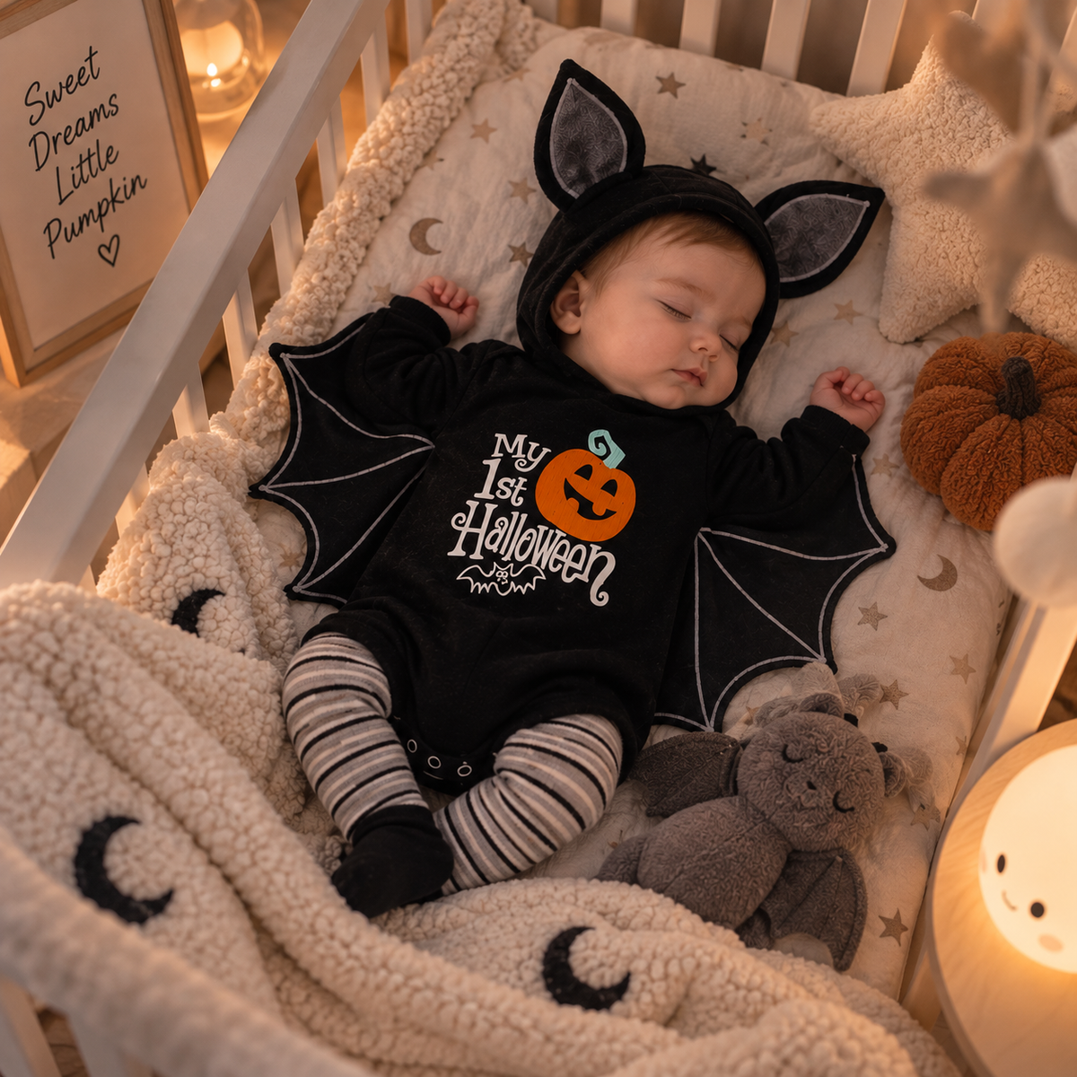 Baby Halloween Bat Costume By Limelly