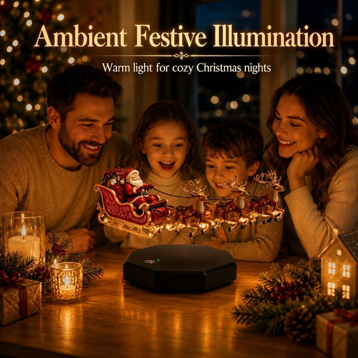 Santa’s Flying Sleigh by LIMELLY — Santa Claus